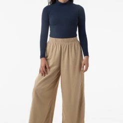 Los Angeles Apparel RCT308 - Cotton Twill Wide Pants Women's