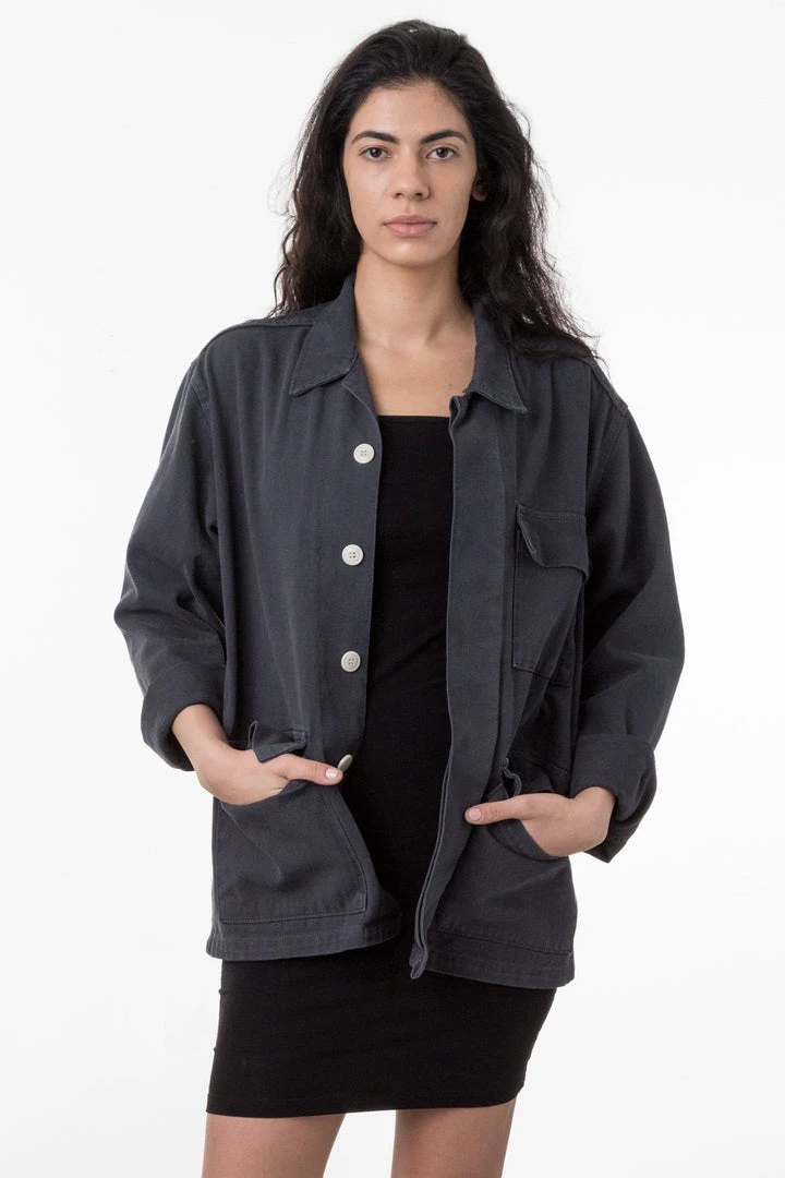 Los Angeles Apparel RCT400GD Unisex - 12 Oz. Cotton Twill Military Jacket 9 Los Angeles Apparel RCT400GD Unisex - 12 Oz. Cotton Twill Military Jacket