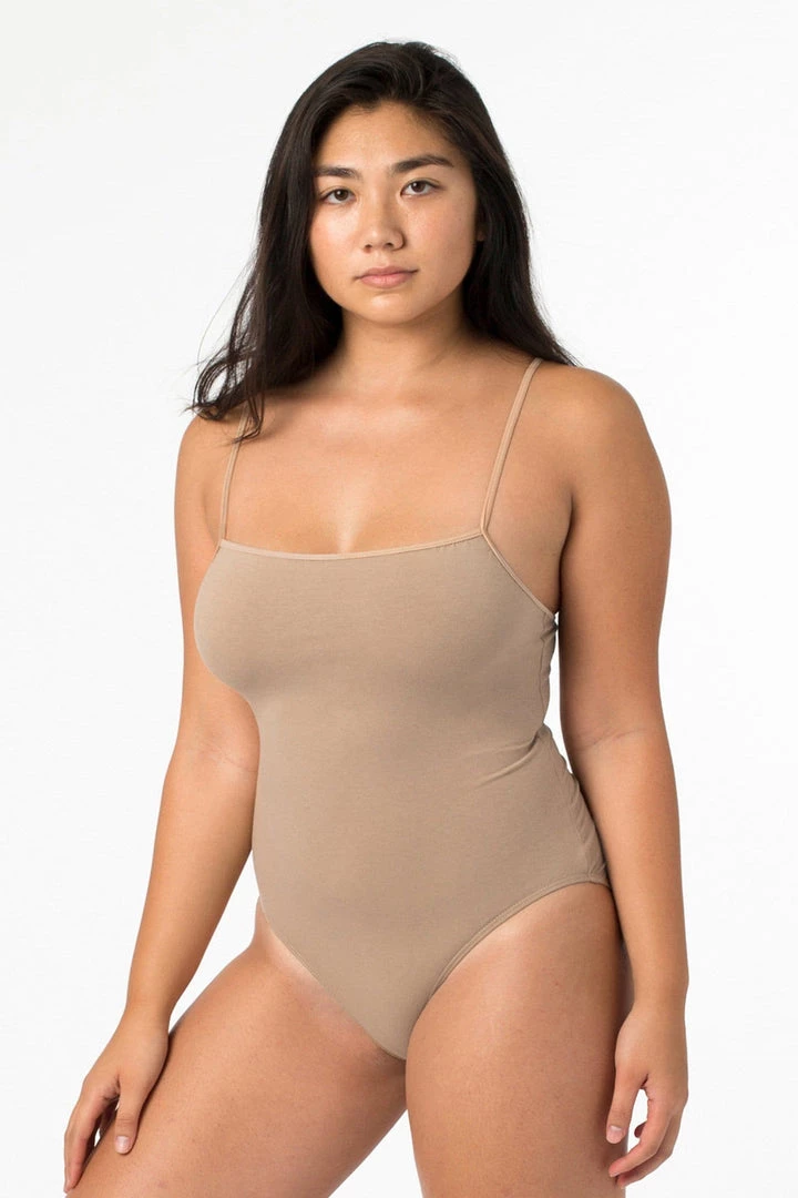 Los Angeles Apparel B100CF - Spaghetti Bodysuit 4 Los Angeles Apparel B100CF - Spaghetti Bodysuit