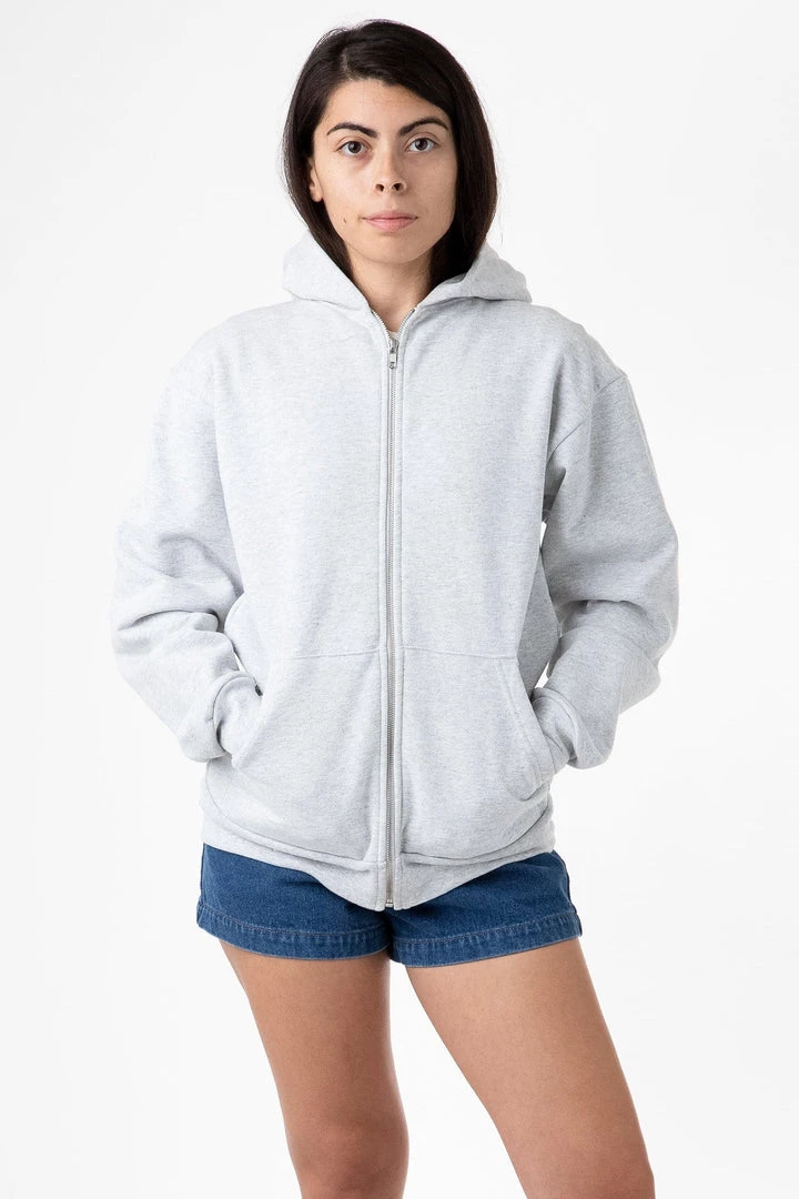 Los Angeles Apparel Women's HF-10 Unisex - 14oz. Heavy Fleece Zip Up Hooded Sweatshirt 12 Los Angeles Apparel Women's HF-10 Unisex - 14oz. Heavy Fleece Zip Up Hooded Sweatshirt