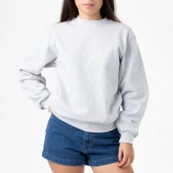 Los Angeles Apparel HF-07 Unisex - 14oz. Heavy Fleece Pullover Crewneck Sweatshirt Women's