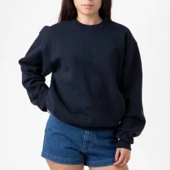 Los Angeles Apparel HF-07 Unisex - 14oz. Heavy Fleece Pullover Crewneck Sweatshirt Women's