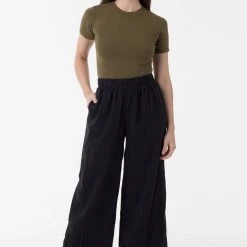 Los Angeles Apparel RCT308 - Cotton Twill Wide Pants Women's