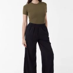 Los Angeles Apparel RCT308 - Cotton Twill Wide Pants Women's
