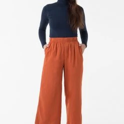 Los Angeles Apparel RCT308 - Cotton Twill Wide Pants Women's