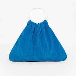 Los Angeles Apparel RLH3480 - Suede Acrylic Ring Bag Women's 20 Los Angeles Apparel RLH3480 - Suede Acrylic Ring Bag Women's