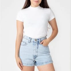 Los Angeles Apparel RDNW04 - Denim Loose Short Women's 16 Los Angeles Apparel RDNW04 - Denim Loose Short Women's