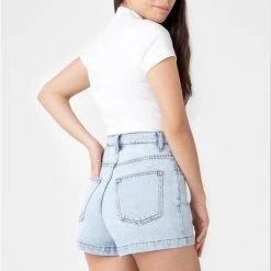 Los Angeles Apparel RDNW04 - Denim Loose Short Women's 18 Los Angeles Apparel RDNW04 - Denim Loose Short Women's