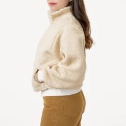 Los Angeles Apparel SHR408 - Half Zip Sherpa Pullover Women's 7 Los Angeles Apparel SHR408 - Half Zip Sherpa Pullover Women's