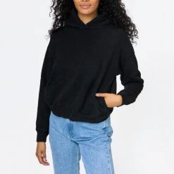 Los Angeles Apparel WF369GD - Puffy Heavyweight Fleece Cropped Hoodie