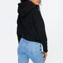 Los Angeles Apparel WF369GD - Puffy Heavyweight Fleece Cropped Hoodie