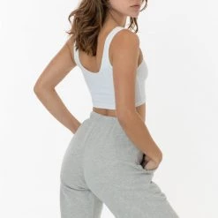 Los Angeles Apparel 8383GD - Garment Dye Cotton Spandex Crop Tank