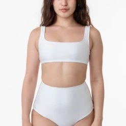 Los Angeles Apparel RNT3005 - Square Neck Bikini Top Women's 58 Los Angeles Apparel RNT3005 - Square Neck Bikini Top Women's