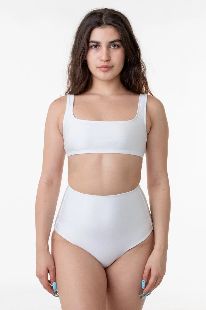 Los Angeles Apparel RNT3005 - Square Neck Bikini Top Women's 24 Los Angeles Apparel RNT3005 - Square Neck Bikini Top Women's