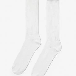 Los Angeles Apparel RIBCSOCK - Flat Knit Rib Crew Sock Women's