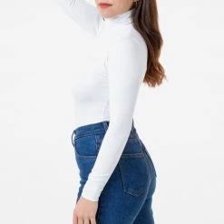 Los Angeles Apparel 8306 - Cotton Spandex Turtleneck 30 Los Angeles Apparel 8306 - Cotton Spandex Turtleneck