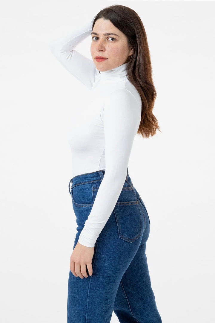 Los Angeles Apparel 8306 - Cotton Spandex Turtleneck 16 Los Angeles Apparel 8306 - Cotton Spandex Turtleneck