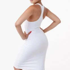Los Angeles Apparel 3386GD - Heavy 2x1 Rib Racerback Dress Women's 13 Los Angeles Apparel 3386GD - Heavy 2x1 Rib Racerback Dress Women's