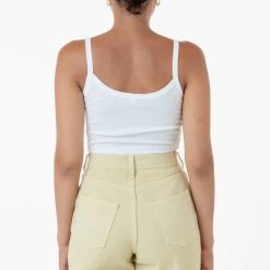 Los Angeles Apparel Women's 43016 - Baby Rib Spaghetti Crop Tank 22 Los Angeles Apparel Women's 43016 - Baby Rib Spaghetti Crop Tank