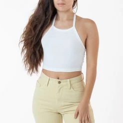 Los Angeles Apparel 43091 - Baby Rib Halter Top
