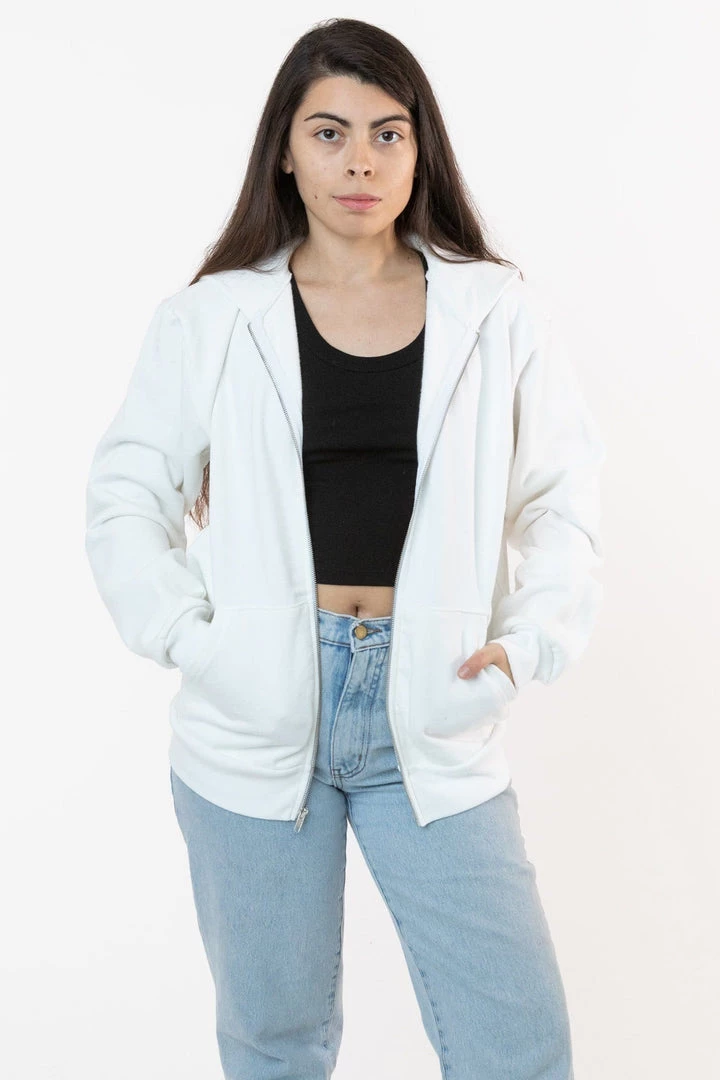 Los Angeles Apparel Women's HF-10 Unisex - 14oz. Heavy Fleece Zip Up Hooded Sweatshirt 5 Los Angeles Apparel Women's HF-10 Unisex - 14oz. Heavy Fleece Zip Up Hooded Sweatshirt