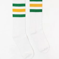 Los Angeles Apparel CALFSOCK - Unisex 3-Stripe Calf Sock Women's