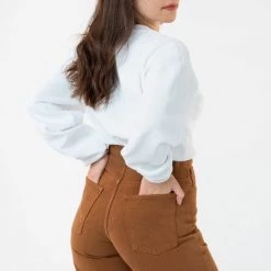 Los Angeles Apparel Women's TX407GD Unisex - Long Sleeve Heavy Thermal Crew Neck