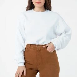 Los Angeles Apparel TX407GD Mix - Long Sleeve Heavy Thermal Crew Neck Unisex