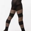 Los Angeles Apparel Women's RN011 - Big Stripe Tights