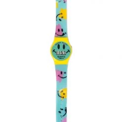 Los Angeles Apparel Women's WCHRWINK - Winky Happy Face Watch