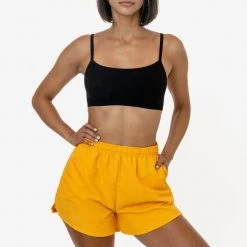 Los Angeles Apparel RNF314 - Women's Nylon Track Shorts 18 Los Angeles Apparel RNF314 - Women's Nylon Track Shorts