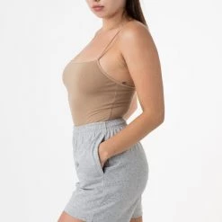 Los Angeles Apparel MT42 Unisex - 8oz. Mock Twist Gym Shorts Women's 13 Los Angeles Apparel MT42 Unisex - 8oz. Mock Twist Gym Shorts Women's