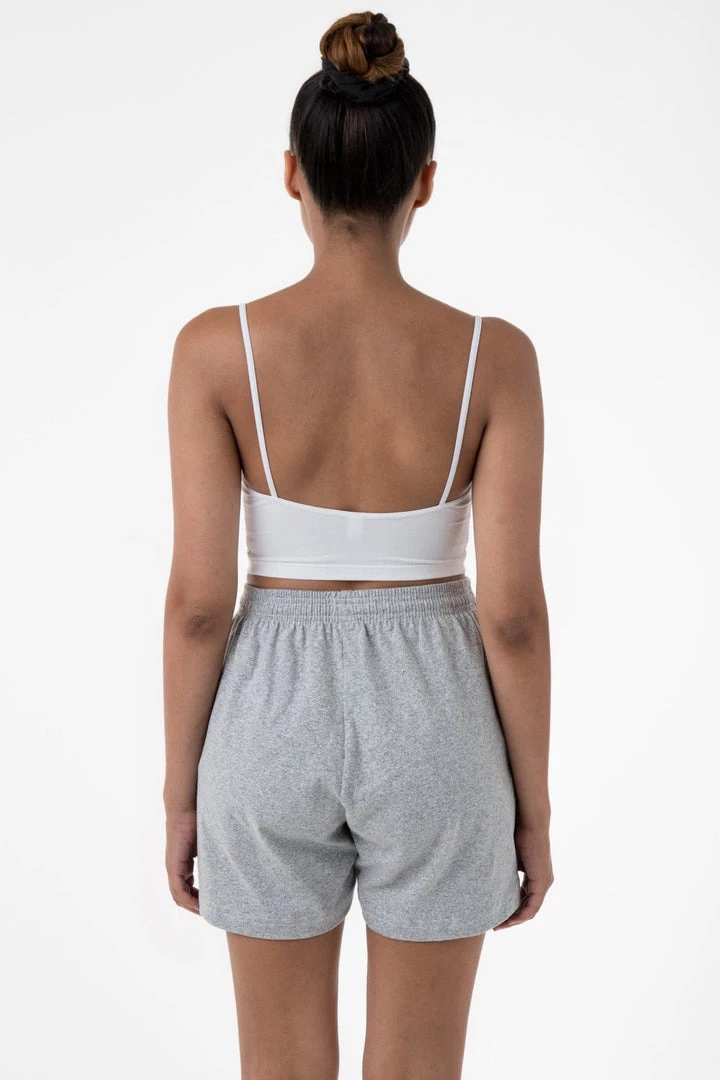 Los Angeles Apparel MT42 Unisex - 8oz. Mock Twist Gym Shorts Women's 10 Los Angeles Apparel MT42 Unisex - 8oz. Mock Twist Gym Shorts Women's