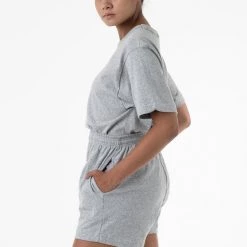 Los Angeles Apparel MT42 Unisex - 8oz. Mock Twist Gym Shorts Women's 15 Los Angeles Apparel MT42 Unisex - 8oz. Mock Twist Gym Shorts Women's